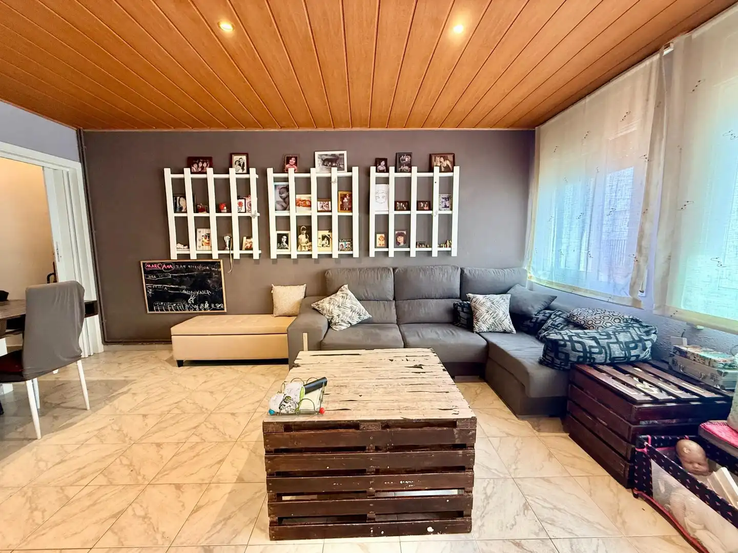 Sala de estar de Piso en venta en Malgrat de Mar con Calefacción y Balcón