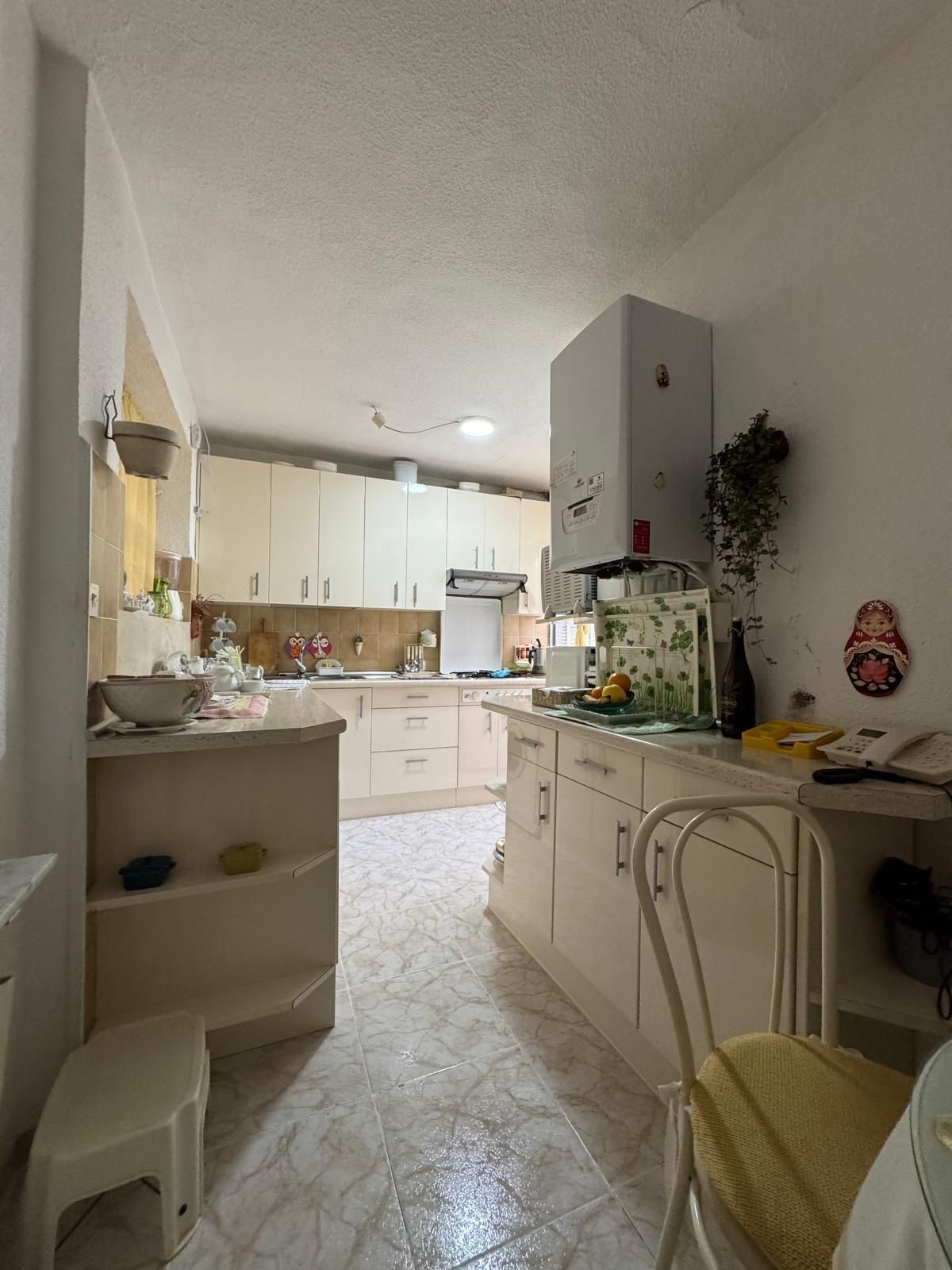Kitchen of Flat for sale in  Madrid Capital  with Heating, Parquet flooring and Terrace