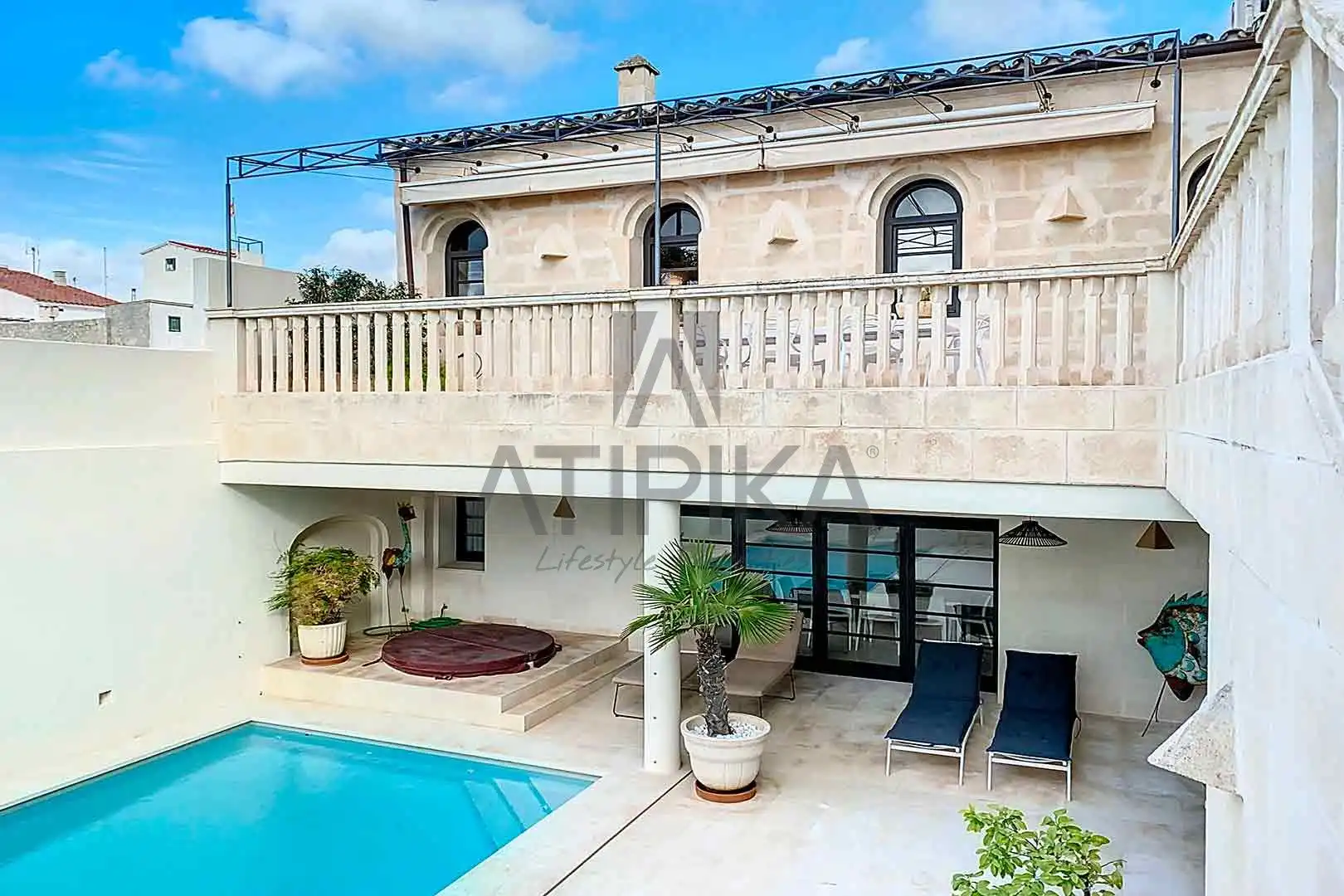 Terrassa de Casa o xalet en venda en Maó - Mahón amb Aire condicionat, Terrassa i Piscina
