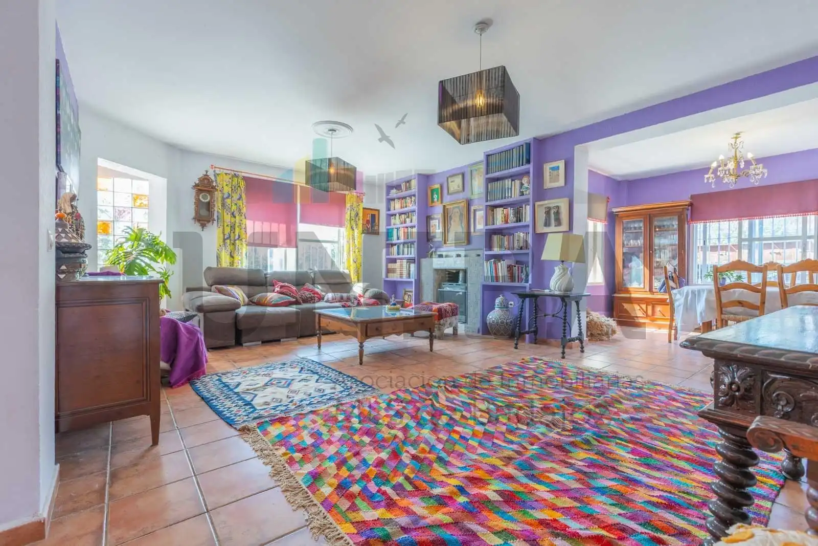 Sala d'estar de Casa o xalet en venda en Badajoz amb Aire condicionat, Calefacció i Jardí privat