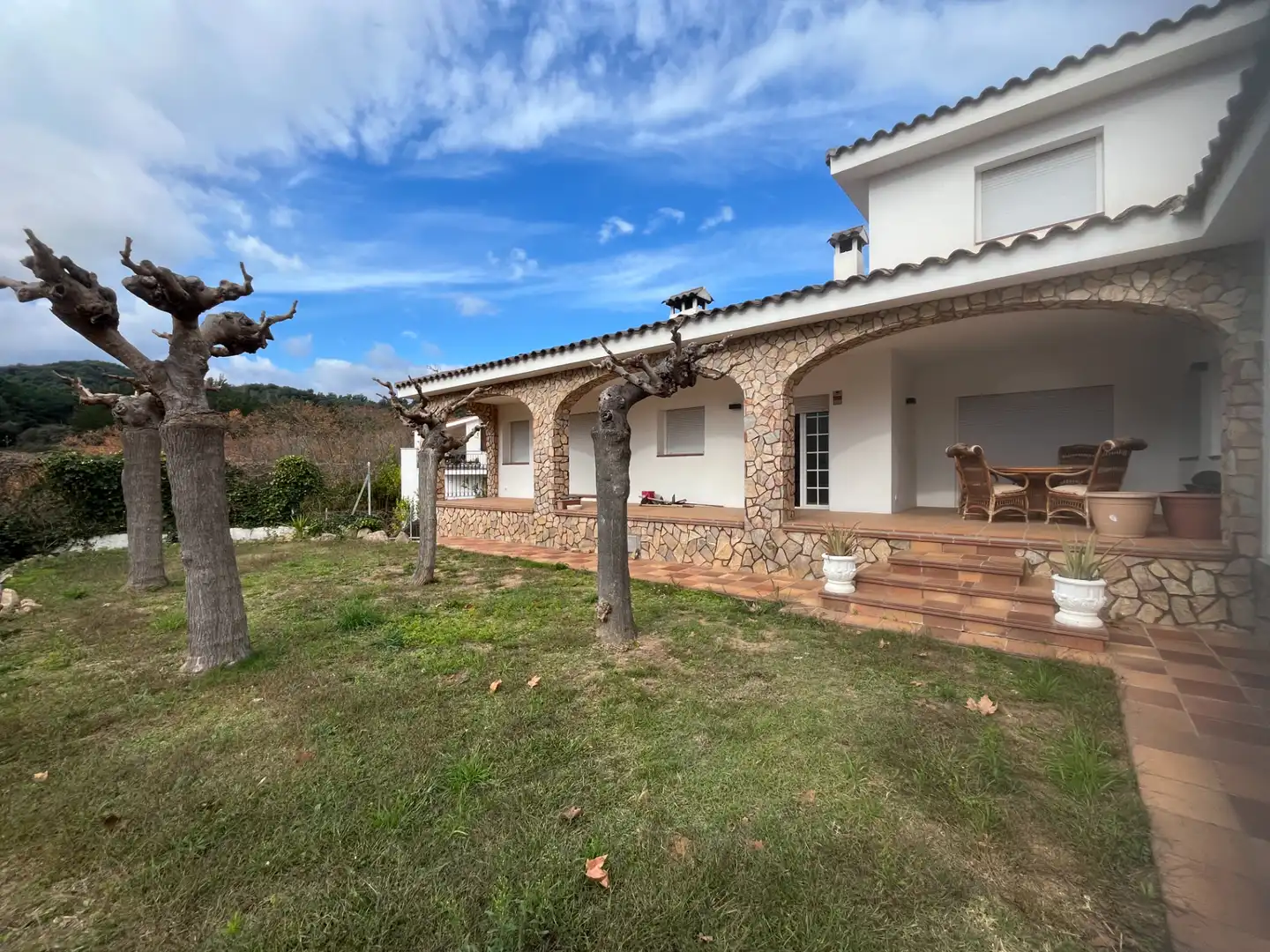 Vista exterior de Casa o chalet de alquiler en Arbúcies con Aire acondicionado, Calefacción y Jardín privado