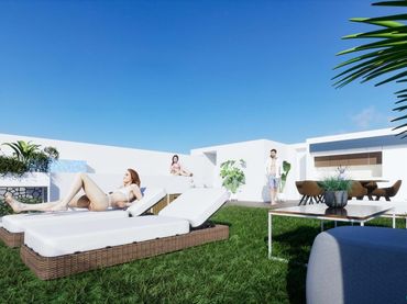 Attique avec piscine à vendre à Benijófar