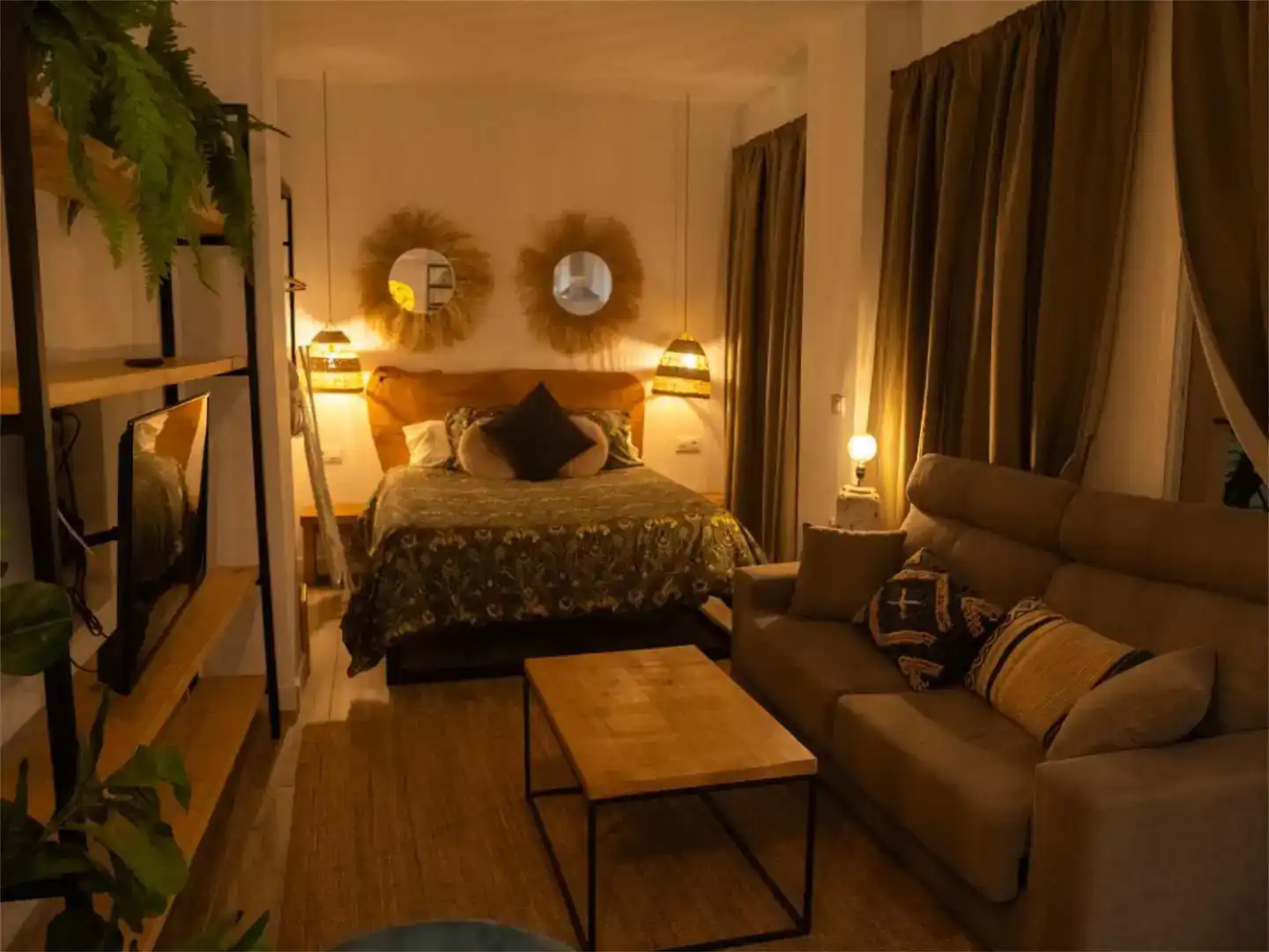 Schlafzimmer von Loft zur Miete in El Puerto de Santa María mit Klimaanlage