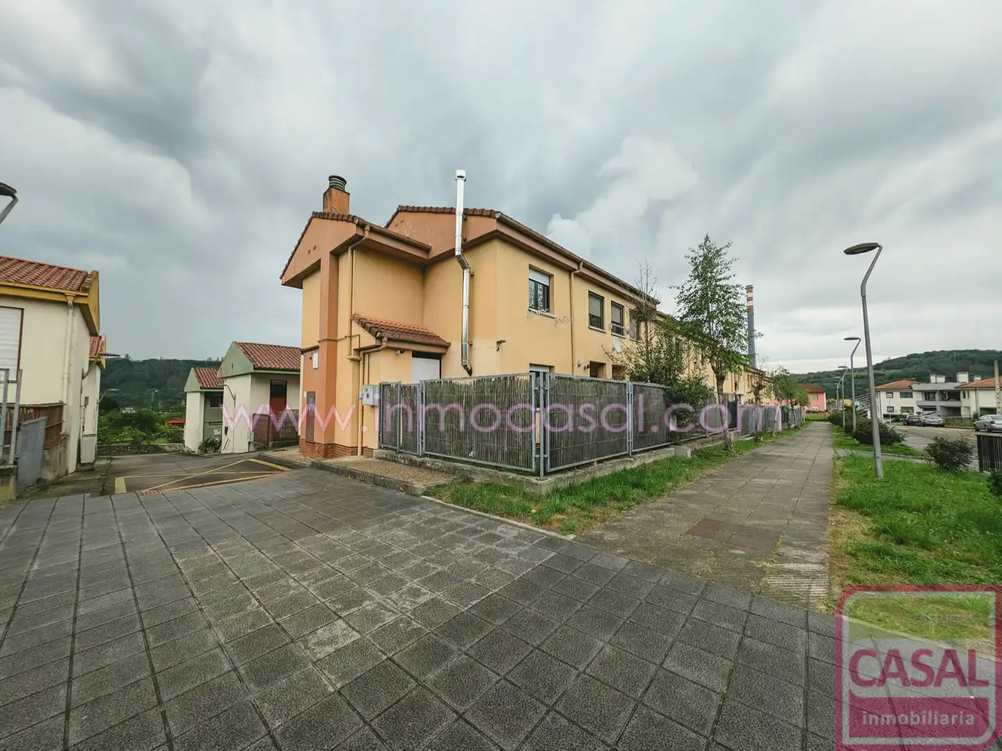 Exterior view of Houses for sale in Ribera de Arriba  with Heating and Terrace