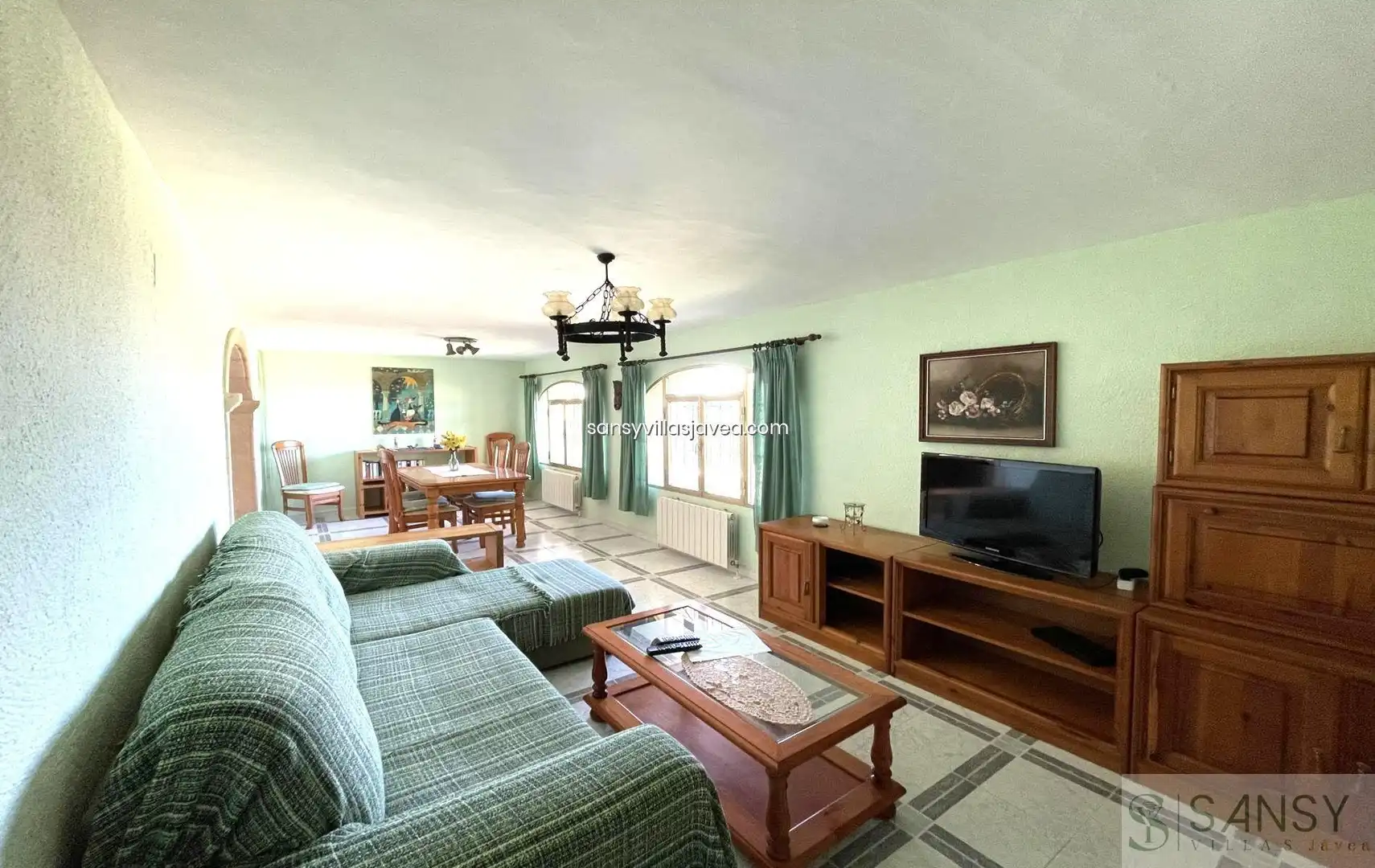 Living room of Houses for sale in Jávea / Xàbia  with Air Conditioner and Storage room