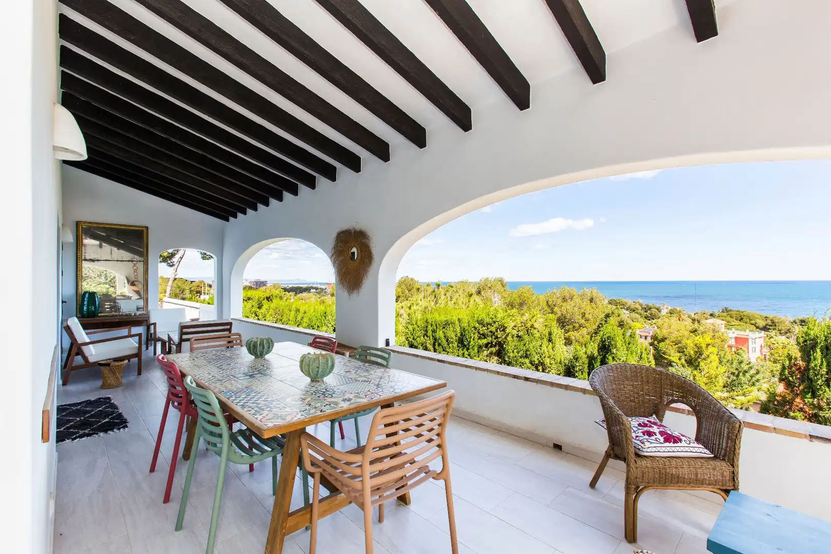 Terraza de Casa o chalet en venta en Dénia con Aire acondicionado, Calefacción y Jardín privado