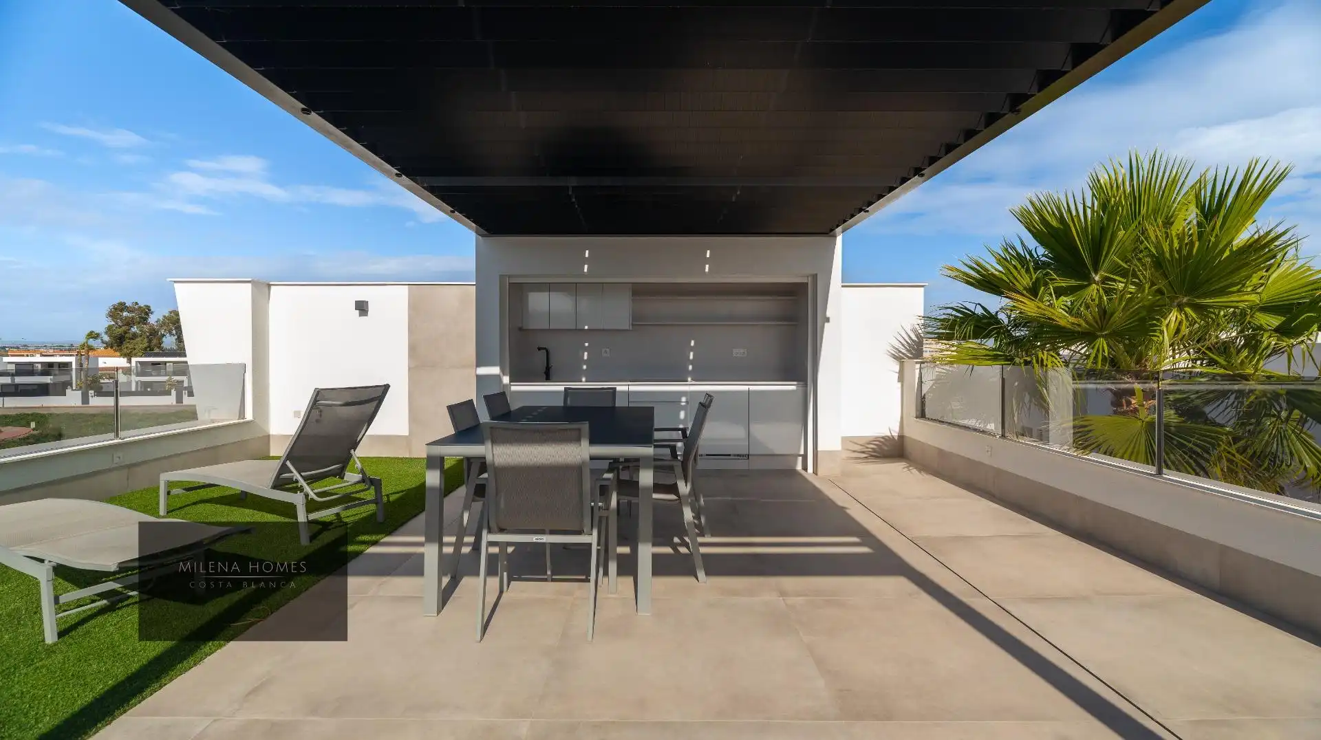 Terrassa de Casa o xalet en venda en San Javier amb Aire condicionat, Calefacció i Jardí privat