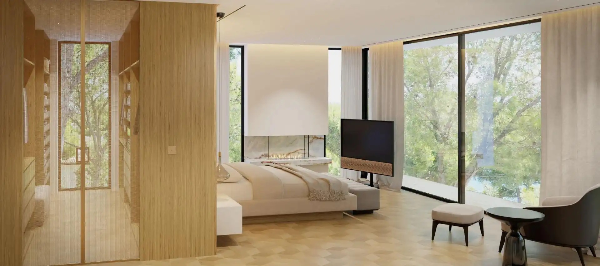Habitación de Casa o chalet en venta en Calvià con Aire acondicionado, Calefacción y Jardín privado