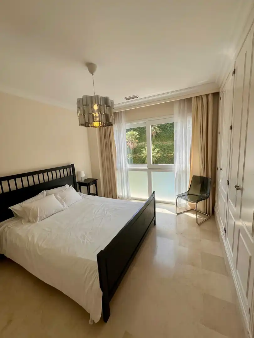 Bedroom of Apartments for rent in Marbella  with Air Conditioner, Heating and Terrace
