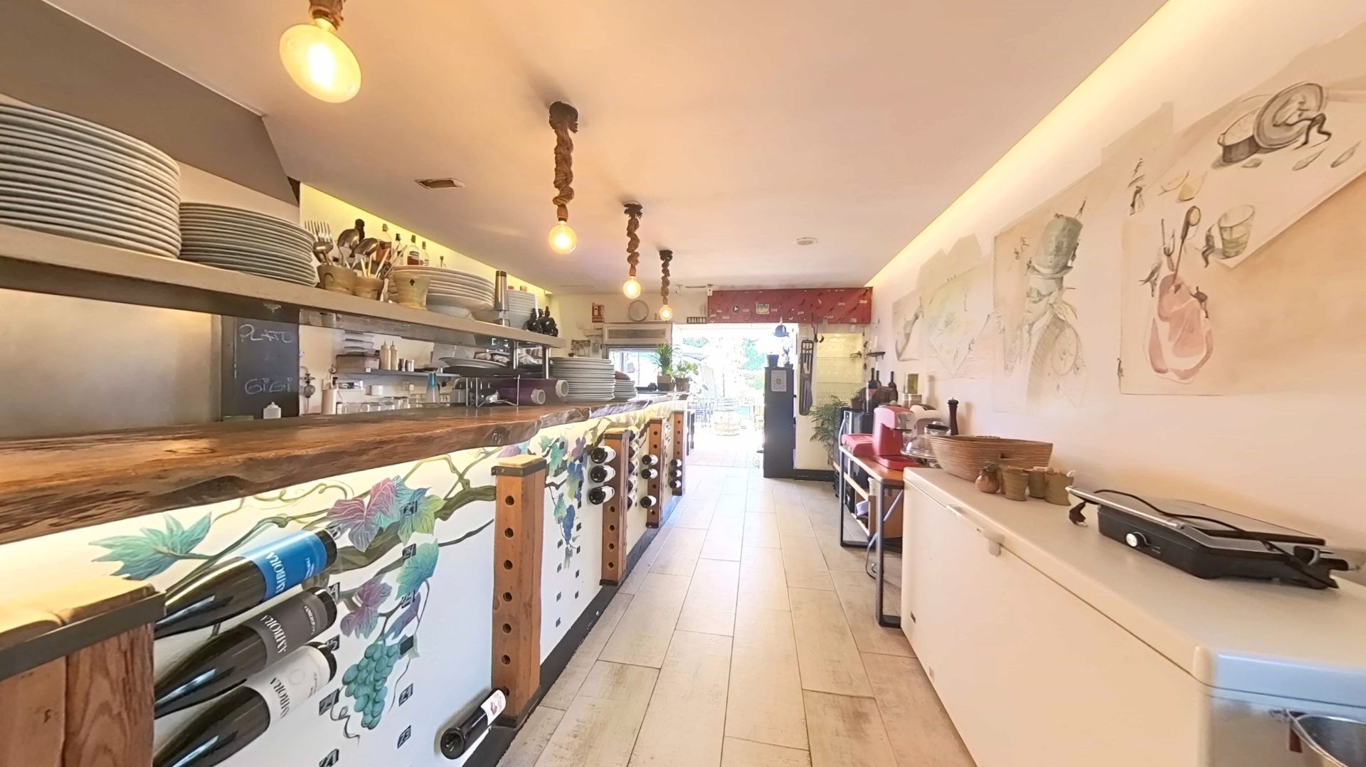 Cocina de Local en traspaso en Arona con Terraza y Amueblado