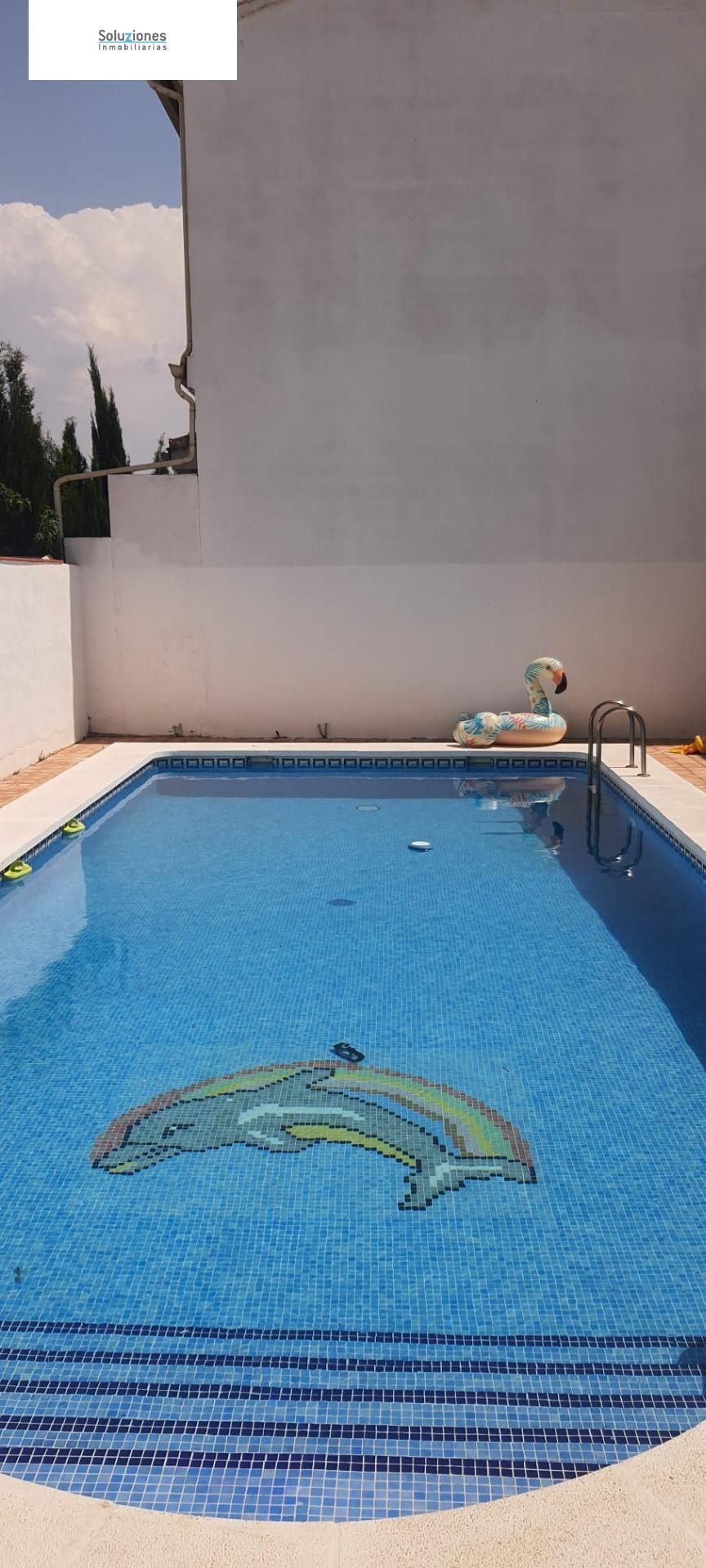 Swimming pool of Single-family semi-detached for sale in La Gineta  with Heating, Private garden and Terrace