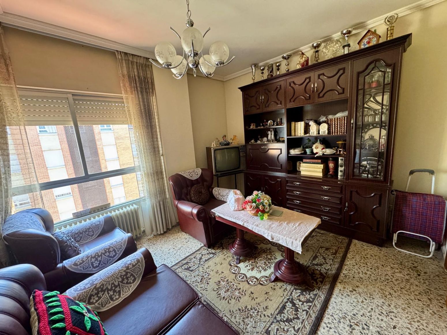 Sala d'estar de Pis en venda en Palencia Capital amb Calefacció, Terrassa i Traster