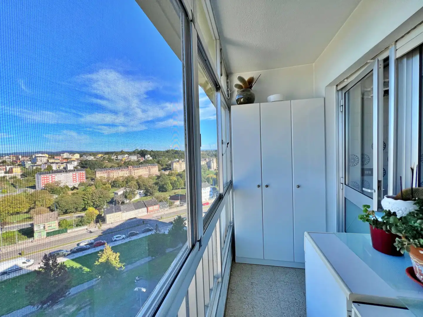 Terraza de Piso en venta en Lugo con Calefacción, Jardín privado y Parquet