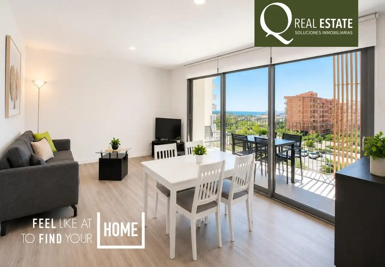 Vista exterior de Piso de alquiler en Alicante / Alacant con Aire acondicionado, Calefacción y Terraza