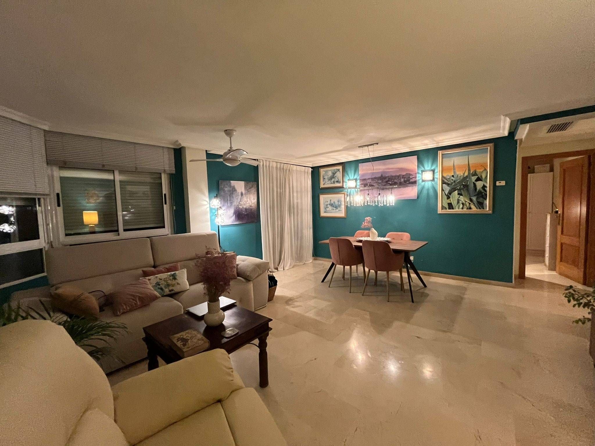 Living room of Flat for sale in Elche / Elx  with Air Conditioner and Balcony