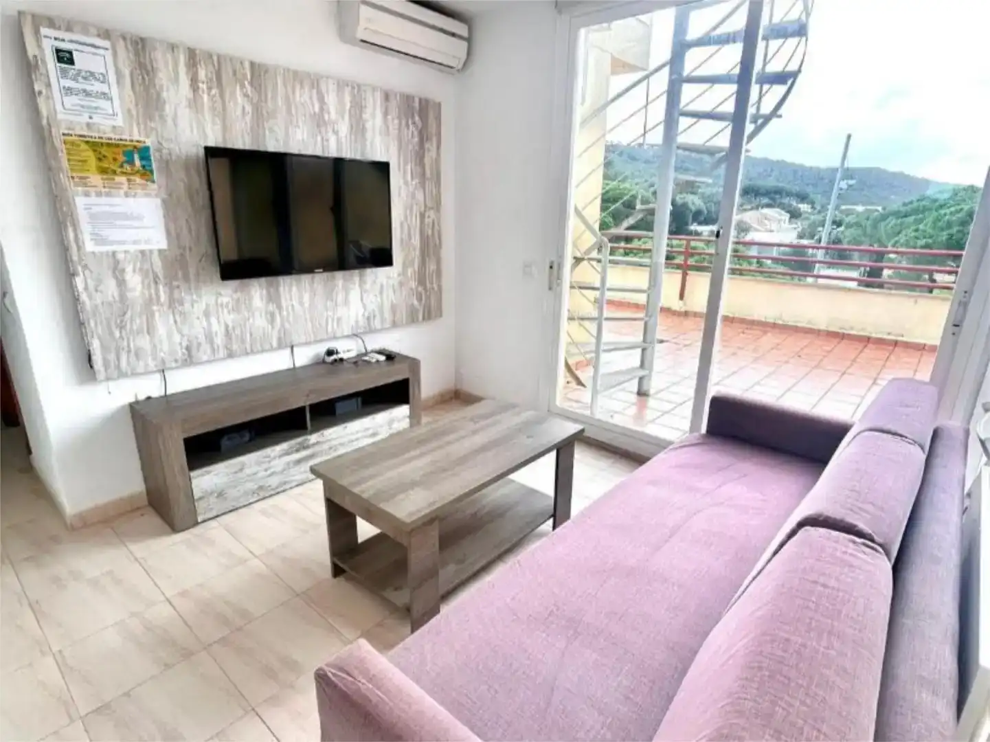Sala de estar de Piso en venta en Barbate con Aire acondicionado, Piscina y Balcón