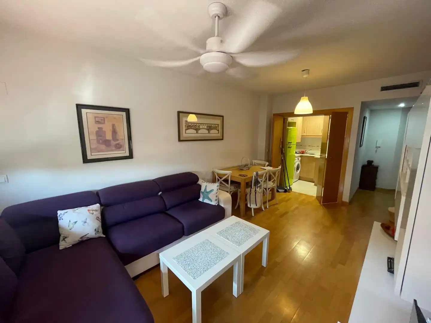 Wohnzimmer von Wohnung zum Verkauf in Águilas mit Klimaanlage, Privatgarten und Terrasse