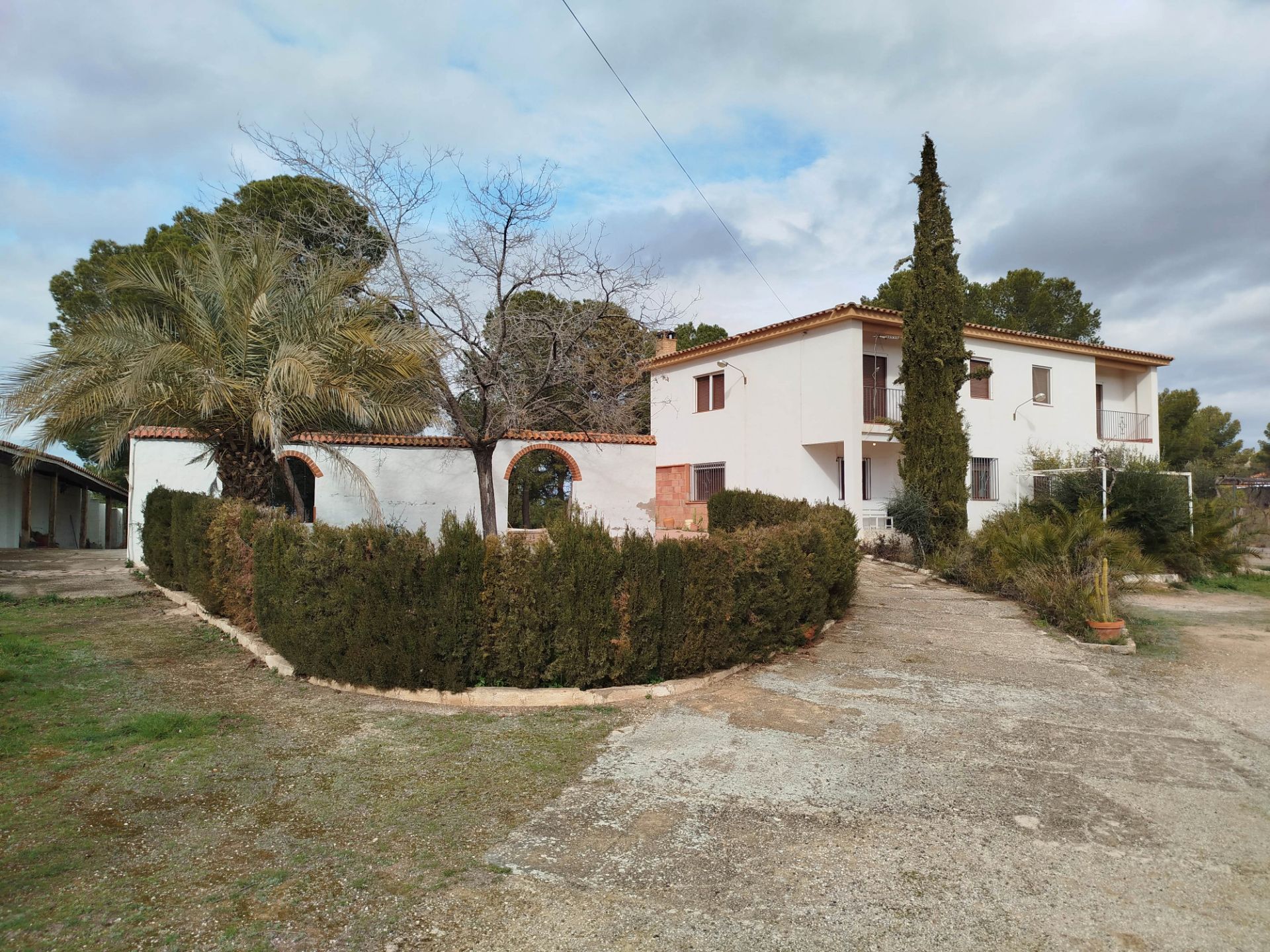 Exterior view of House or chalet for sale in  Jaén Capital  with Private garden, Terrace and Swimming Pool