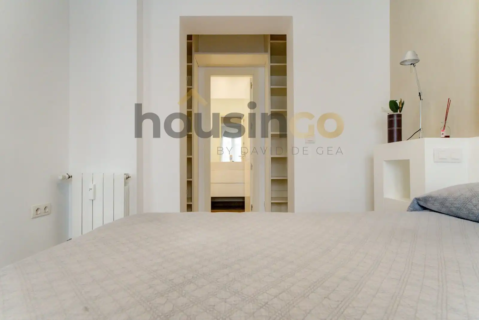 Schlafzimmer von Wohnung zum Verkauf in Madrid mit Klimaanlage, Heizung und Parkett