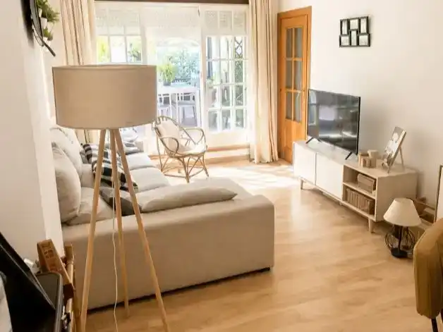 Living room of Flat for sale in Badalona  with Air Conditioner