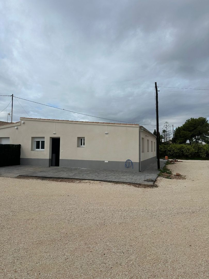 Vista exterior de Finca rústica de lloguer en Elche / Elx amb Jardí privat, Parquet i Moblat