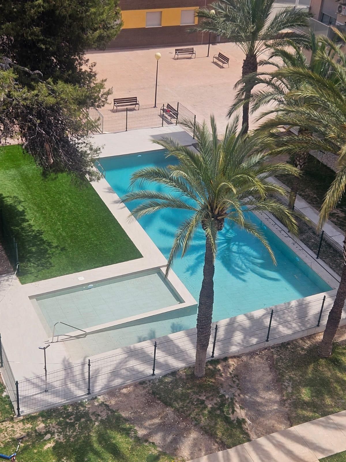 Swimming pool of Flat for sale in Elche / Elx  with Air Conditioner, Terrace and Community pool
