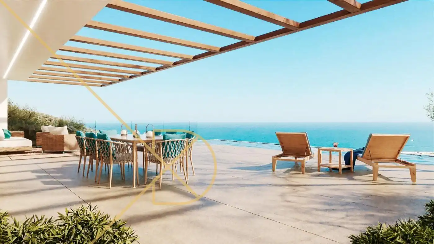 Terrassa de Casa o xalet en venda en Sitges amb Aire condicionat, Calefacció i Jardí privat