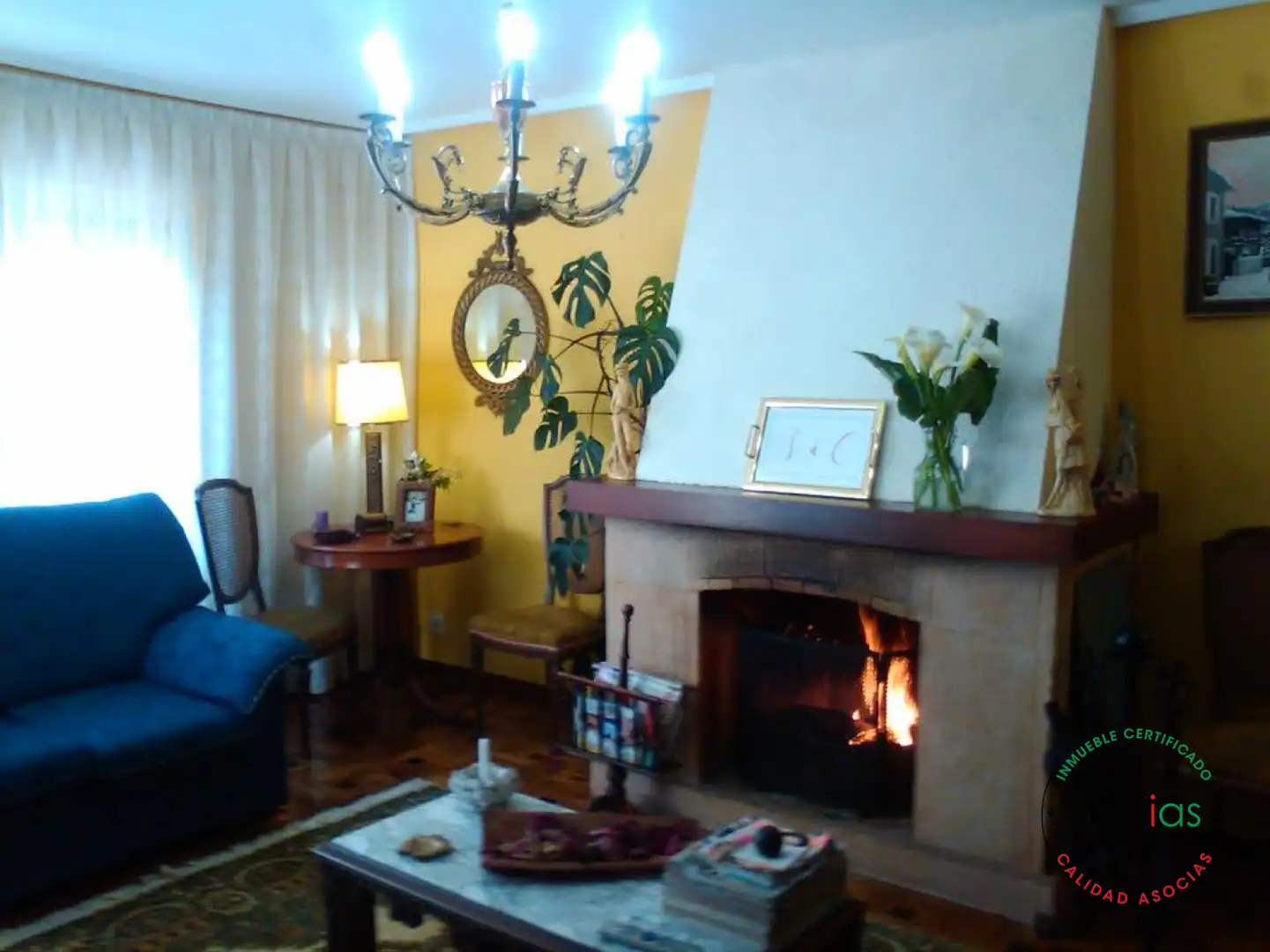 Sala de estar de Casa o chalet en venta en Villaviciosa con Calefacción, Jardín privado y Parquet