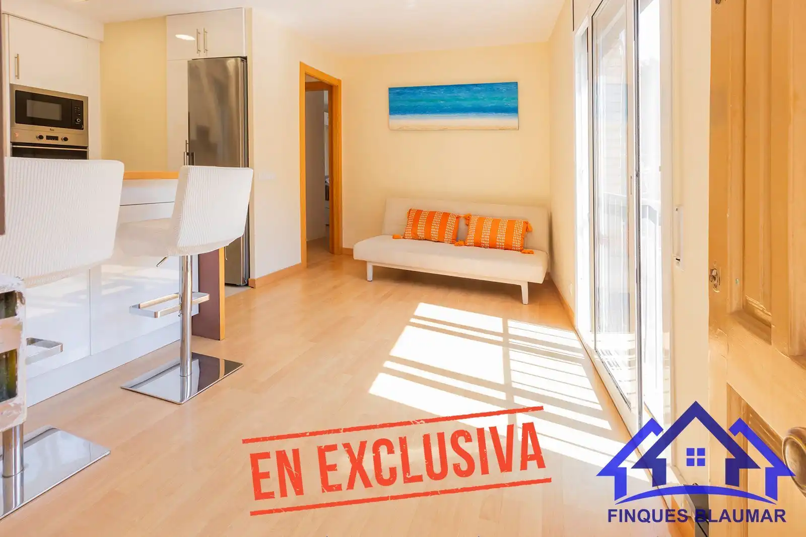 Sala de estar de Piso en venta en Arenys de Mar con Aire acondicionado