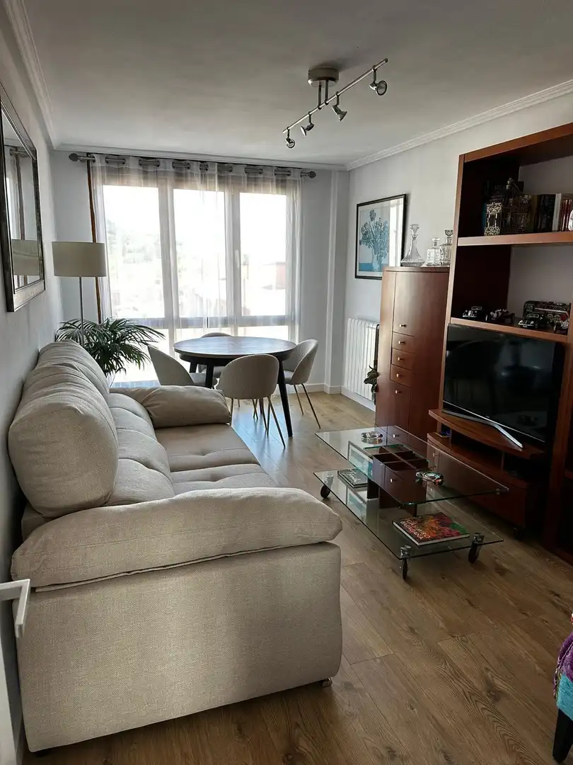 Sala de estar de Apartamento de alquiler en Oviedo  con Calefacción y Amueblado