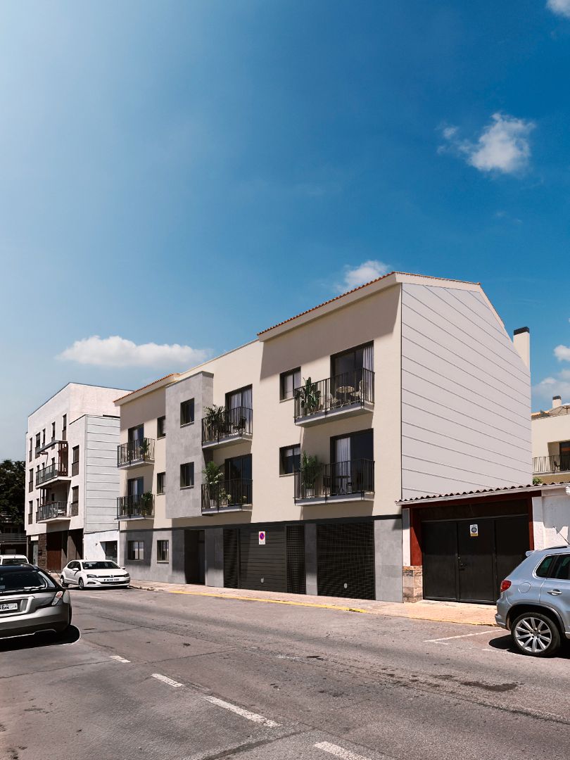 Vista exterior de Àtic en venda en Cardedeu amb Aire condicionat, Calefacció i Parquet