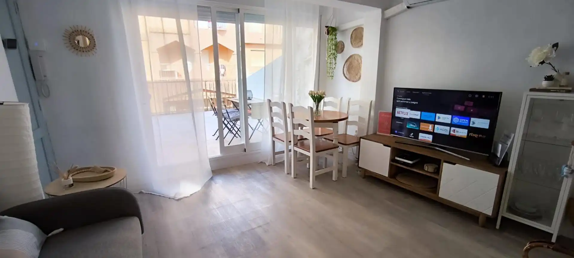 Sala de estar de Piso en venta en Sueca con Aire acondicionado y Terraza