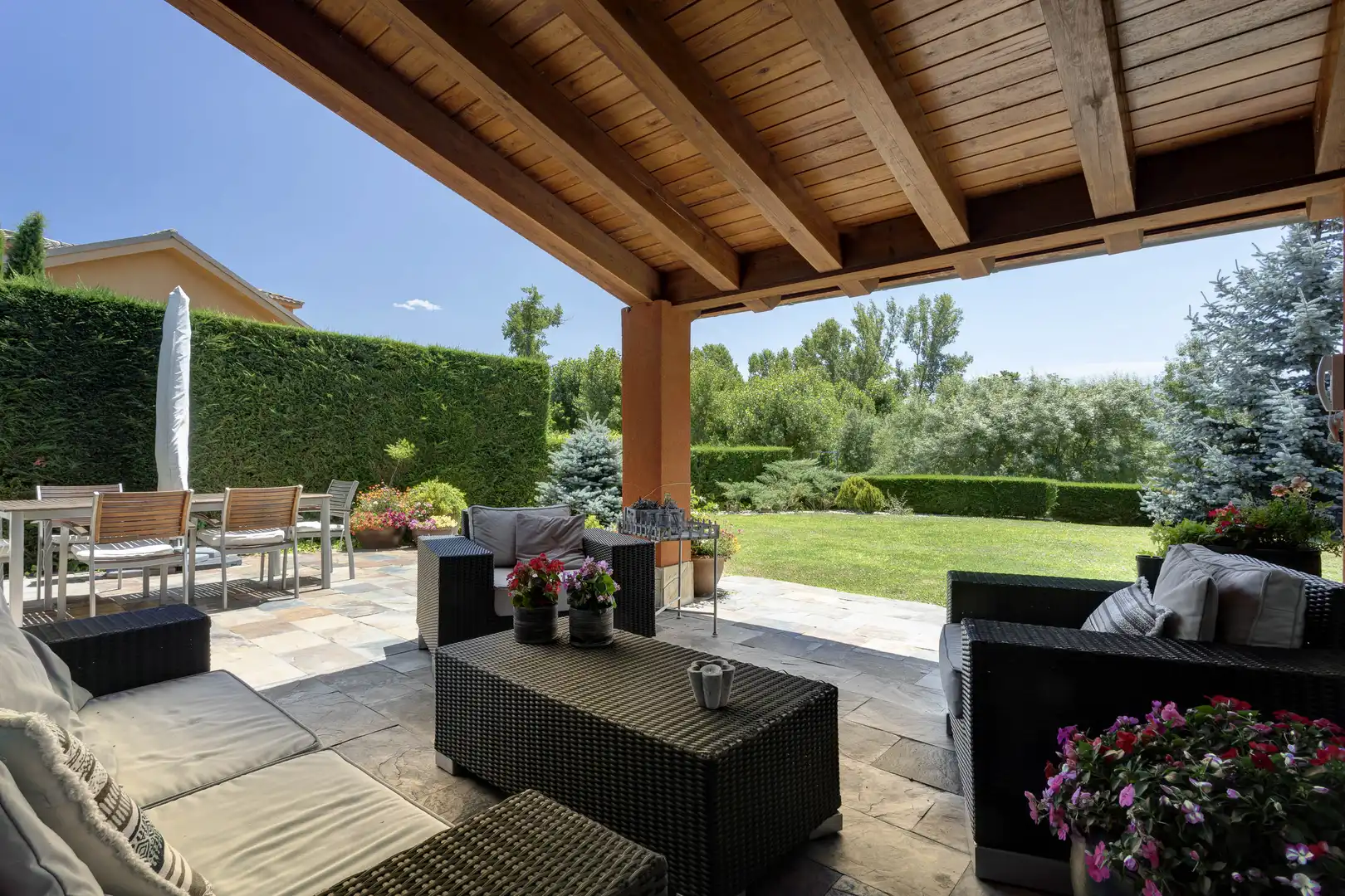 Terrace of Houses for sale in Real Sitio de San Ildefonso  with Air Conditioner, Heating and Private garden