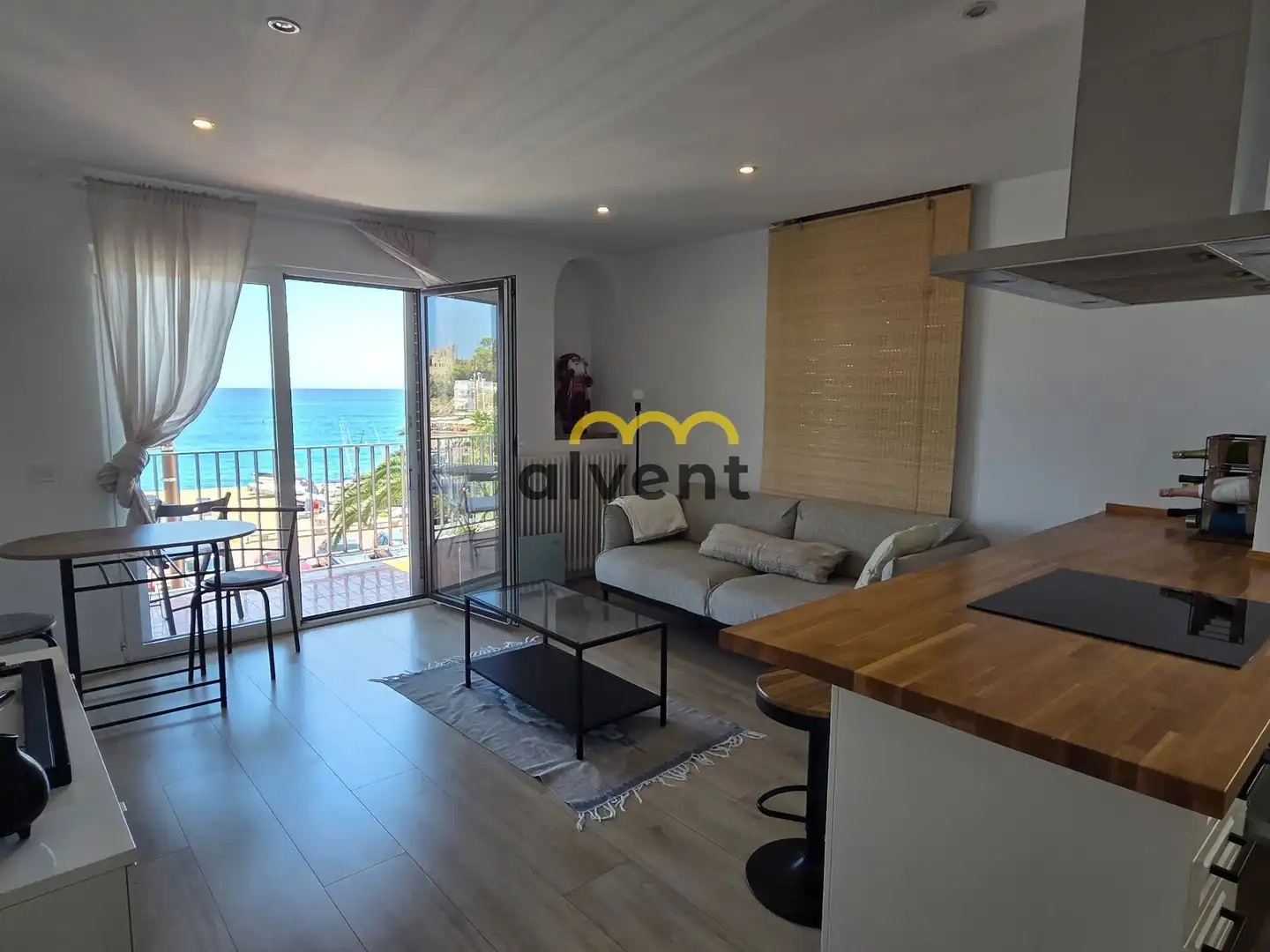 Sala de estar de Piso en venta en Lloret de Mar con Calefacción y Terraza