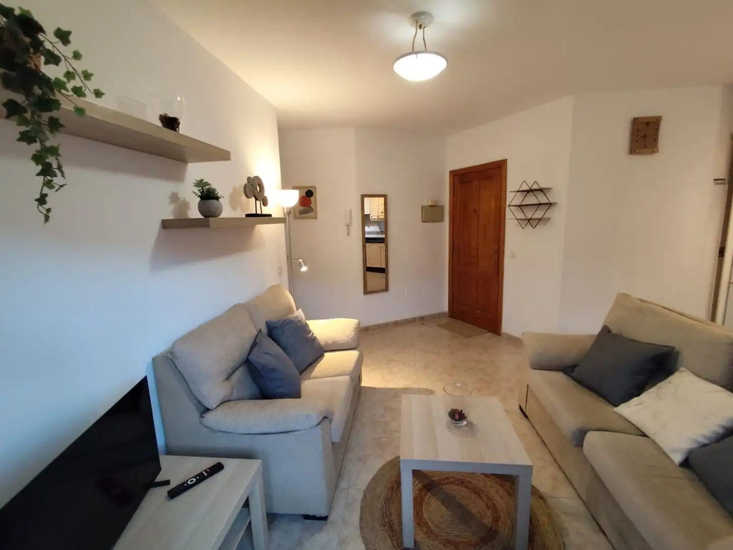 Sala d'estar de Pis de lloguer en Candelaria - Playa La Viuda