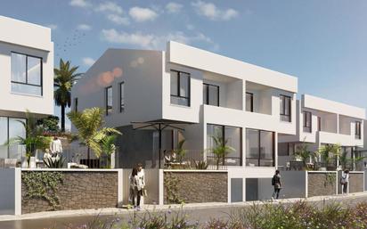 Exterior view of Single-family semi-detached for sale in Vilaflor de Chasna  with Air Conditioner, Private garden and Terrace