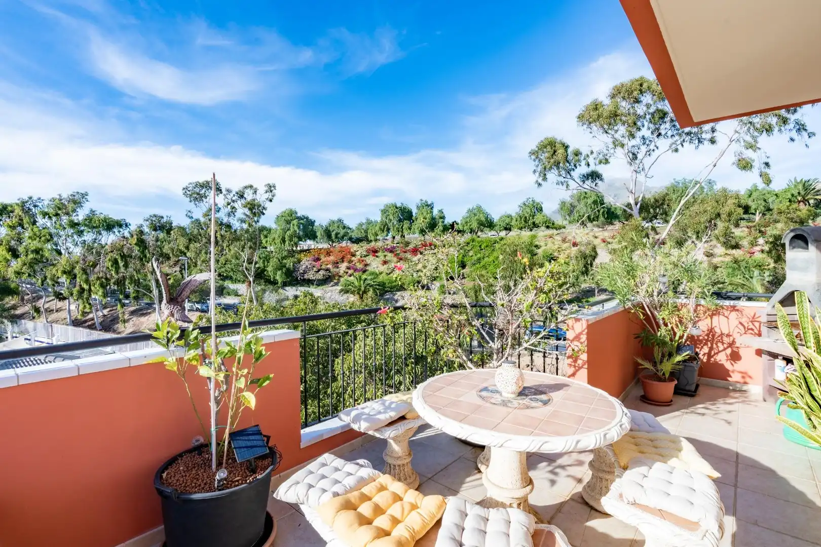 Terrassa de Apartament de lloguer en Arona amb Jardí privat, Terrassa i Moblat