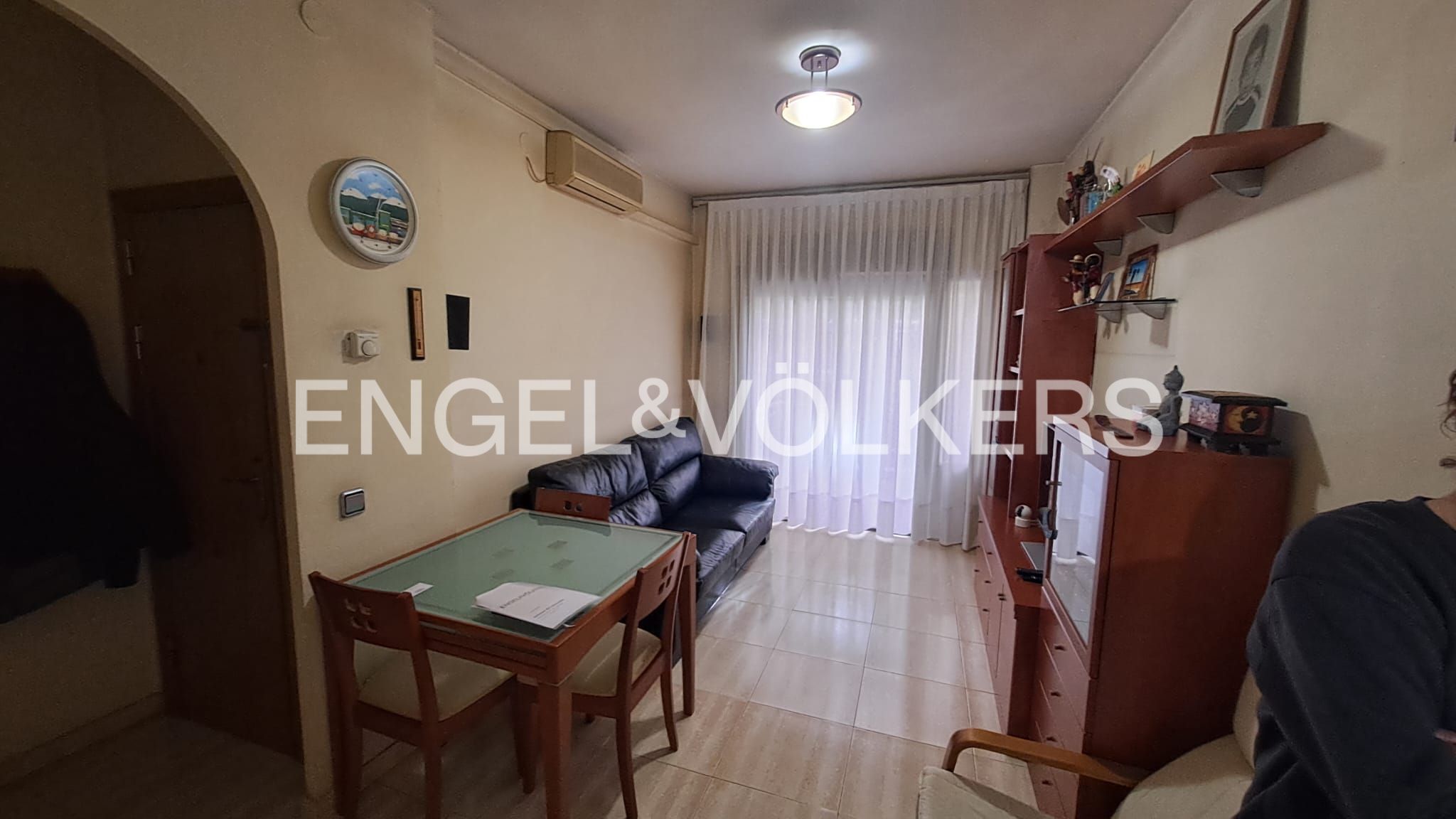 Sala d'estar de Apartament en venda en  Barcelona Capital amb Calefacció, Terrassa i Traster