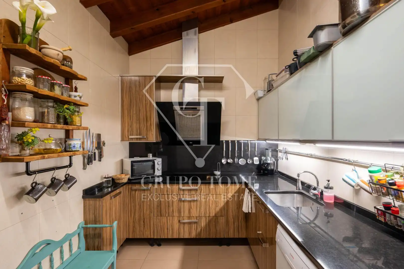 Cocina de Casa o chalet en venta en Usurbil con Calefacción, Jardín privado y Terraza