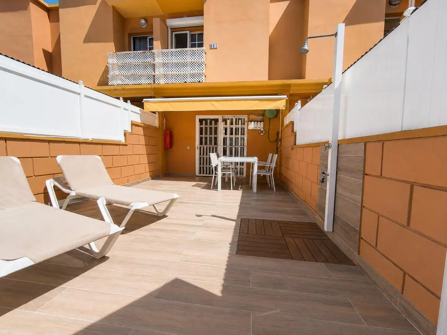 Terrassa de Casa o xalet de lloguer en San Bartolomé de Tirajana amb Aire condicionat, Terrassa i Piscina comunitària