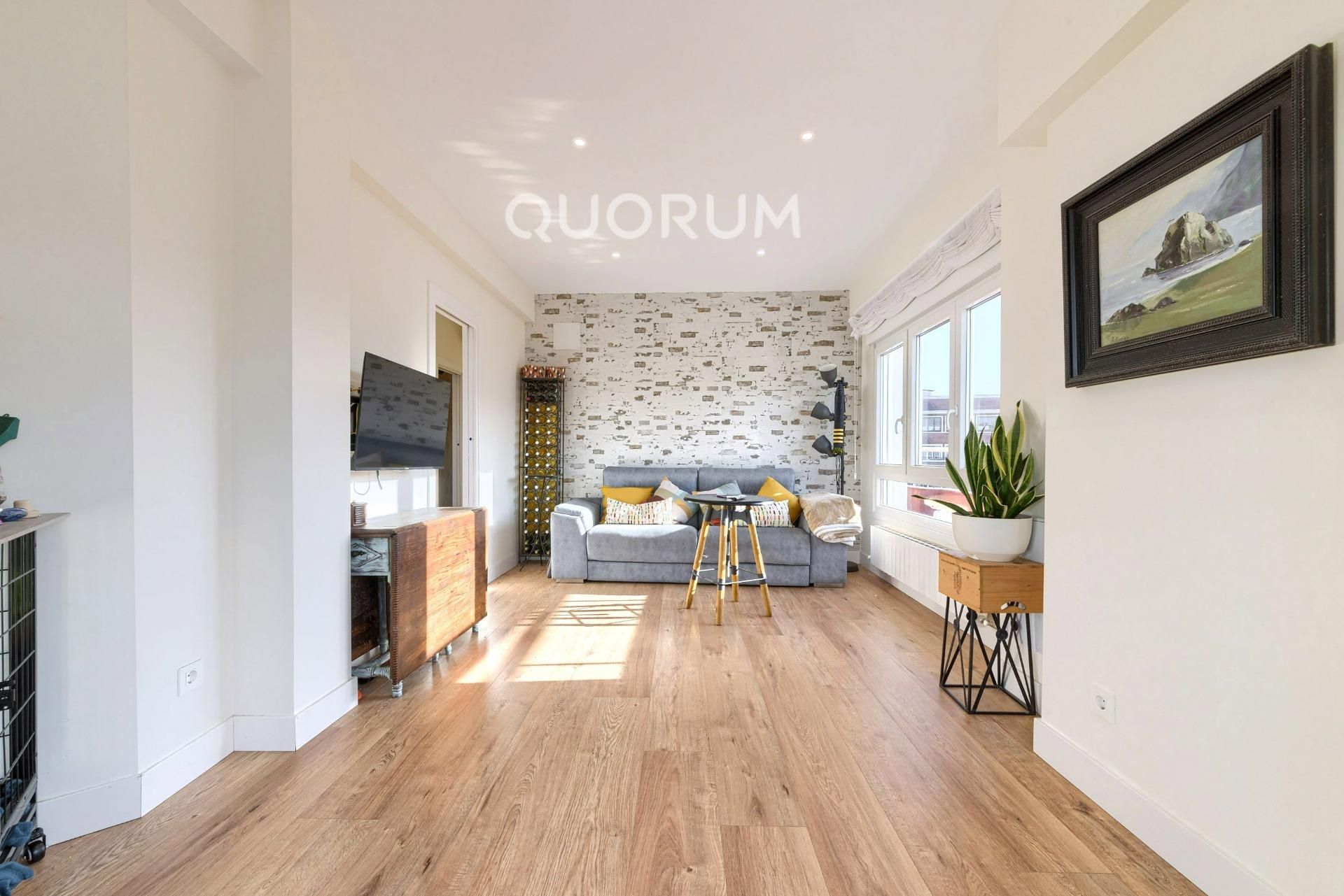 Living room of Flat for sale in Barakaldo   with Heating, Terrace and Storage room