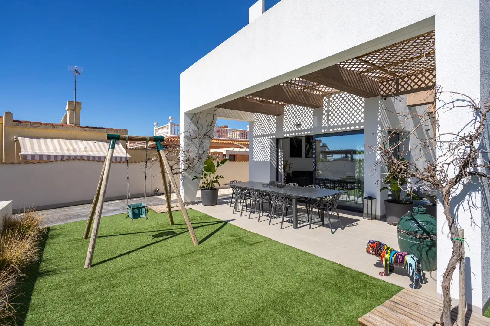 Terraza de Casa o chalet en venta en Rojales con Aire acondicionado, Jardín privado y Terraza