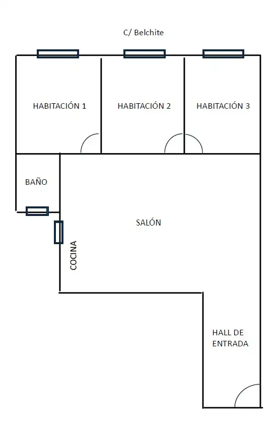 Habitación de Piso en venta en  Logroño con Calefacción, Parquet y Horno
