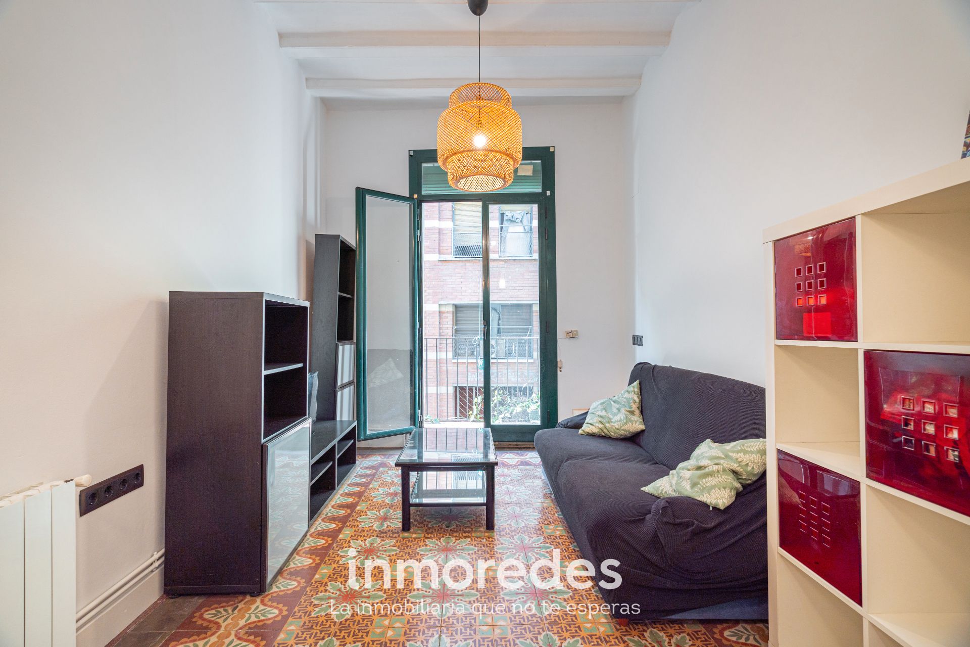 Sala d'estar de Pis en venda en  Barcelona Capital amb Calefacció, Moblat i Forn