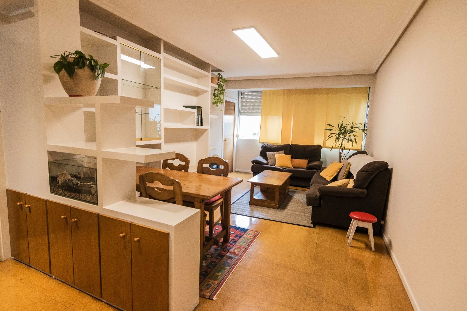 Sala de estar de Piso de alquiler en Ourense Capital  con Calefacción, Jardín privado y Amueblado
