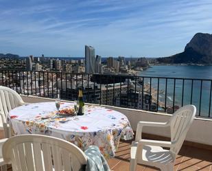 Terrace of Attic for sale in Calpe / Calp  with Air Conditioner, Heating and Private garden