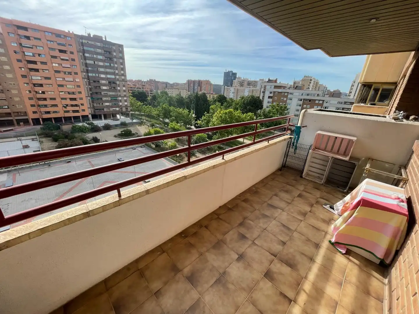 Terraza de Piso de alquiler en Zaragoza con Aire acondicionado, Calefacción y Terraza