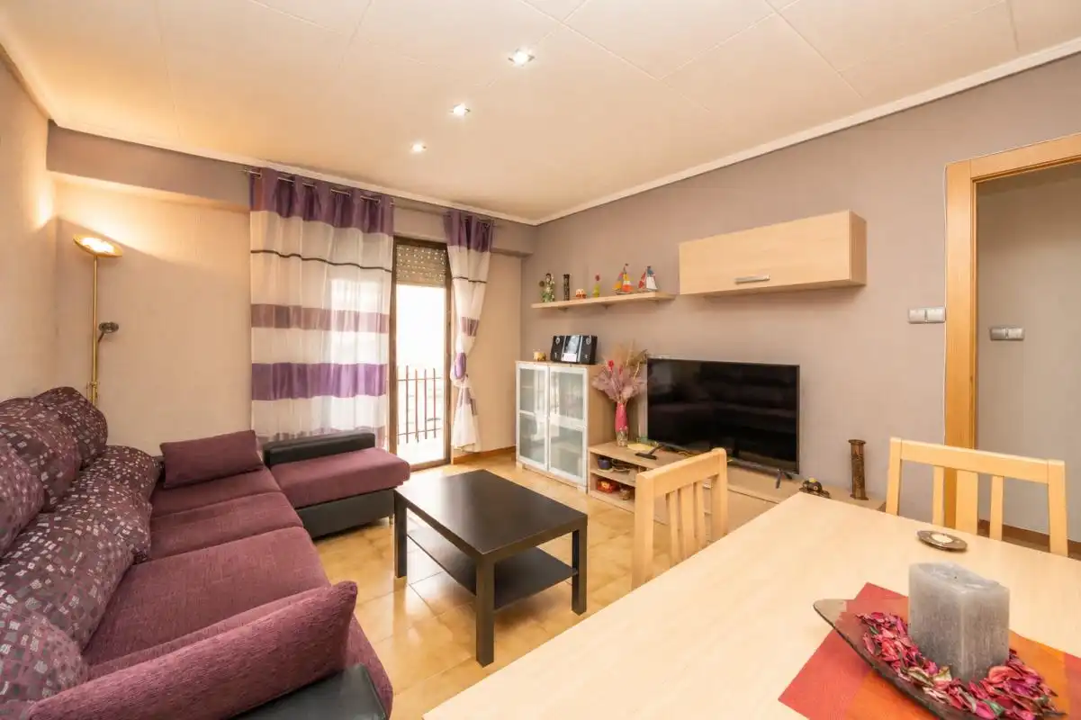 Living room of Flat for sale in Elche / Elx  with Heating and Furnished