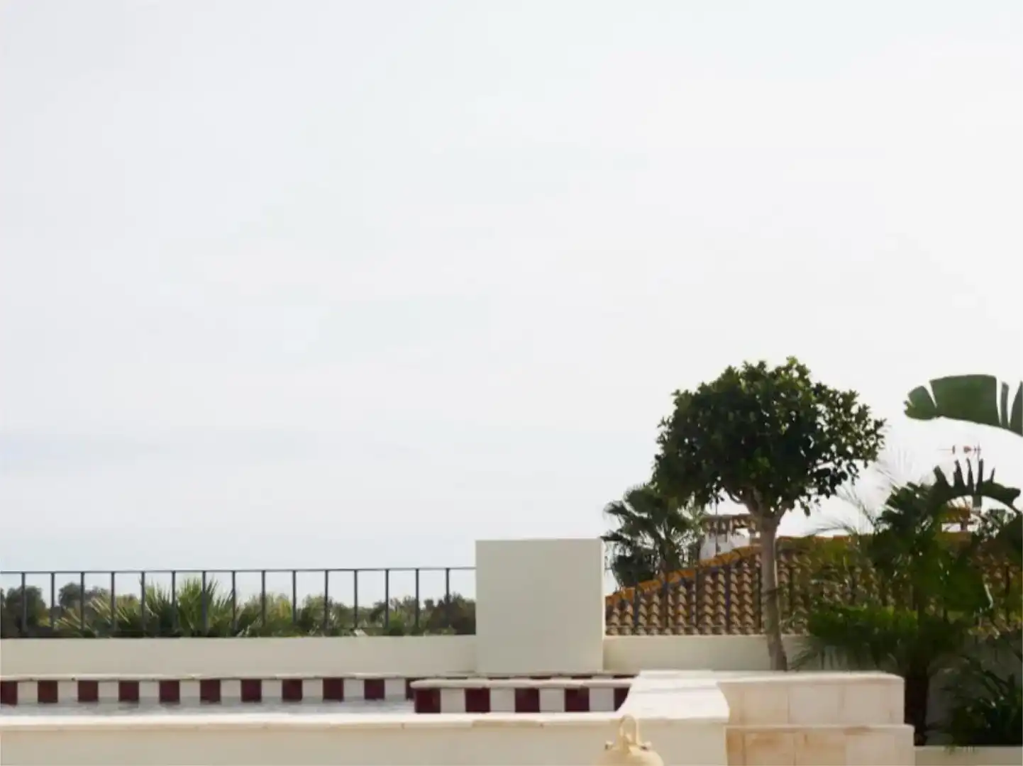 Terrasse von Haus oder Chalet zur Miete in Almonte mit Klimaanlage, Privatgarten und Schwimmbad