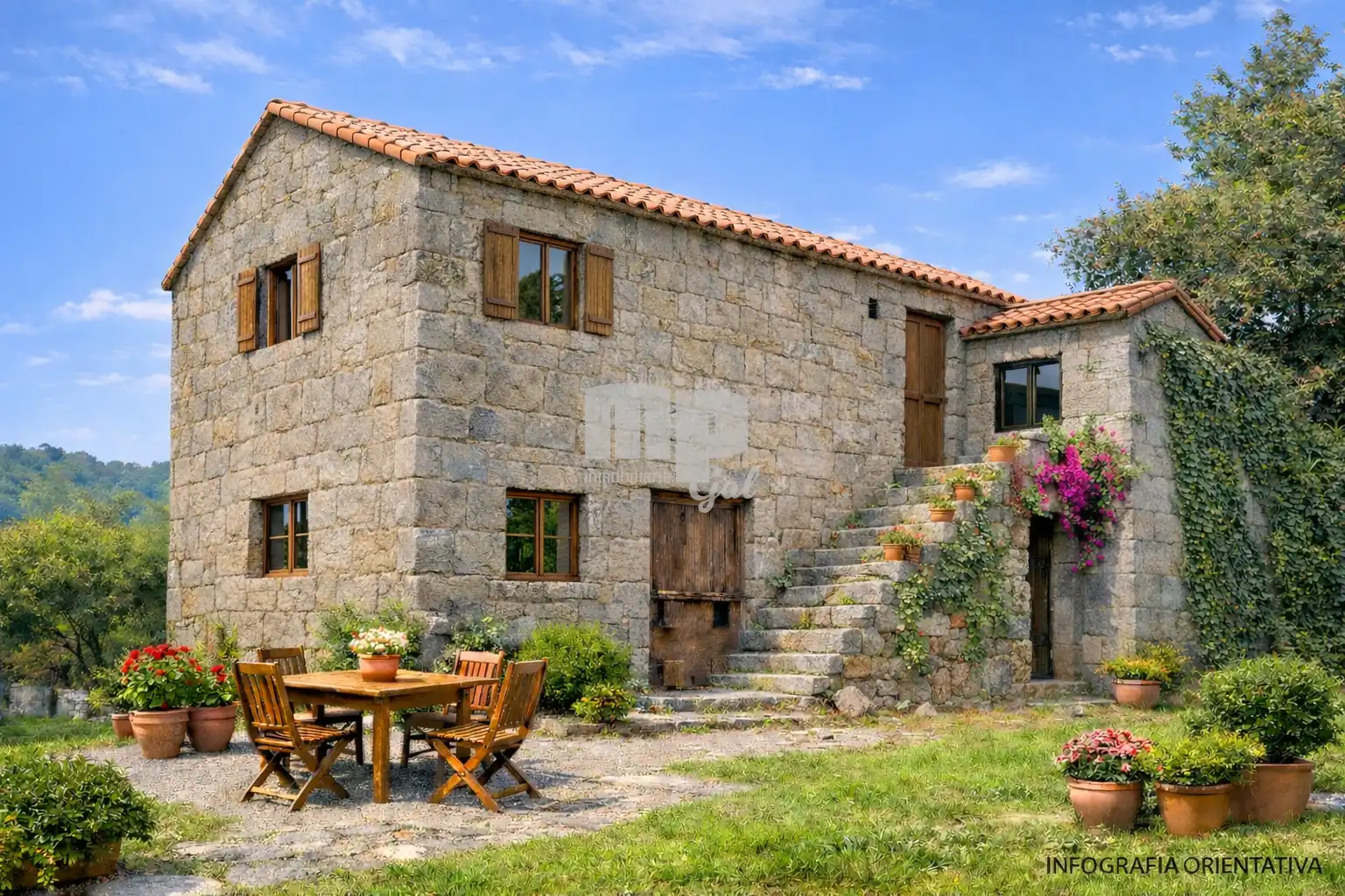 Vista exterior de Finca rústica en venda en Redondela amb Jardí privat